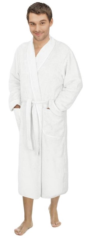 Veratex Froté župan pánský bílý XL ( 100% bavlna, 330 g/m2 ) XL