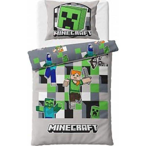 Bavlněné povlečení Minecraft Objev svůj Svět 