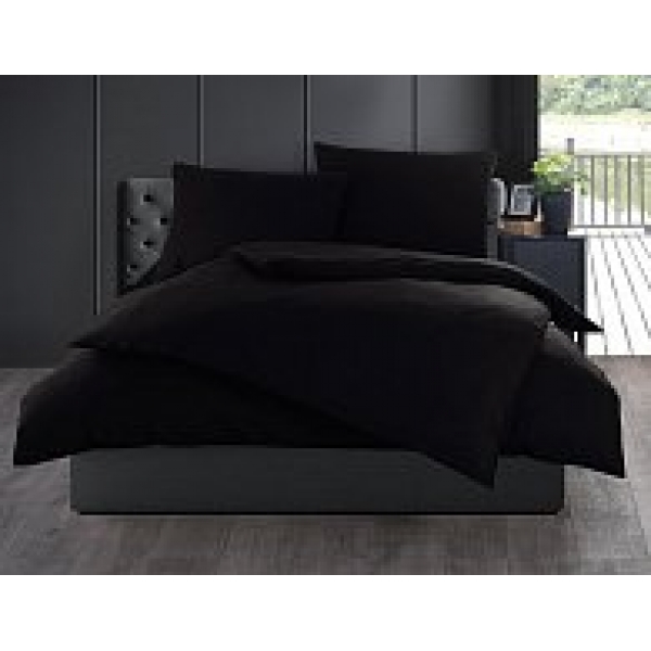 Bavlněné povlečení Color Černé