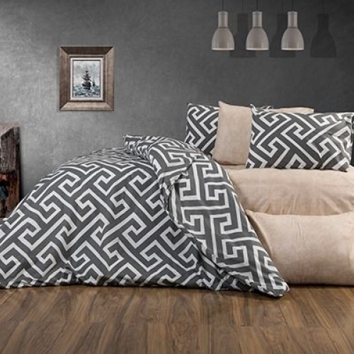 Bavlněné povlečení Labyrint 70x90, 140x220 cm