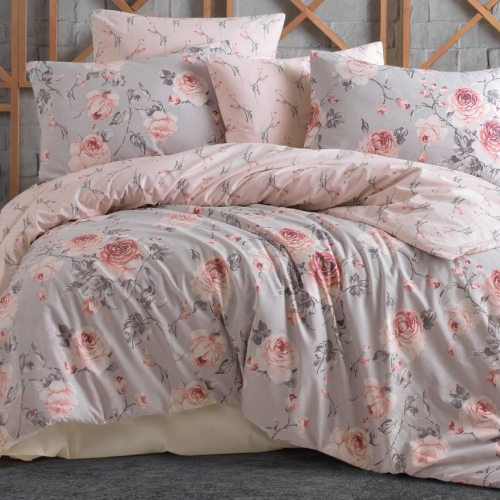 Bavlněné povlečení Šípková růže 70x90, 140x220 cm
