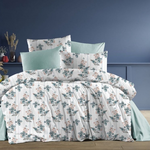 Bavlněné povlečení Eukalyptus francouzský rozměr (atyp)