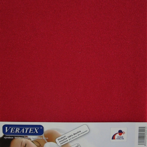 Froté prostěradlo  80x220/16 cm (č.19-vínová)