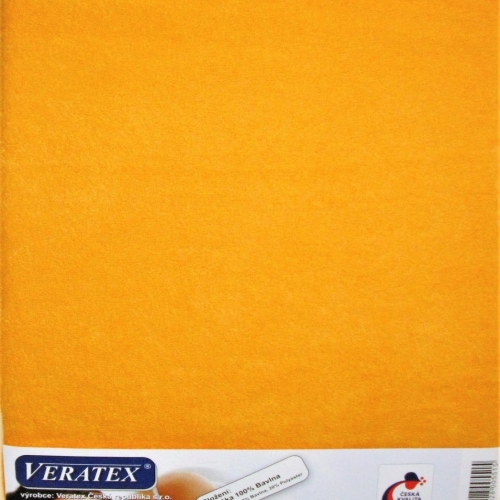 Froté prostěradlo postýlka 70x160/15 cm (č.20-meruňková)