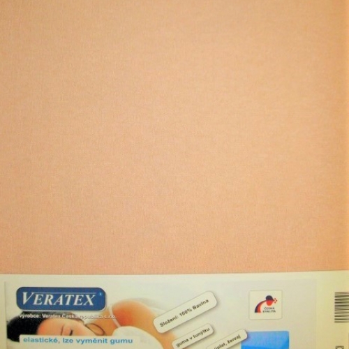 Jersey prostěradlo postýlka 60x120 cm (č.29-béžová)