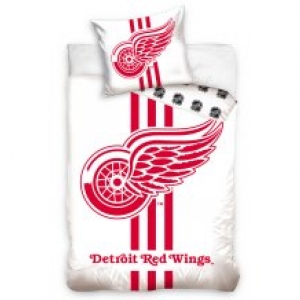 Bavlněné povlečení Detroit Red Wings white