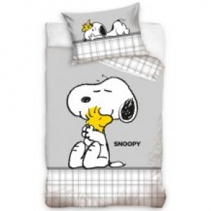 Bavlněné povlečení do postýlky Snoopy