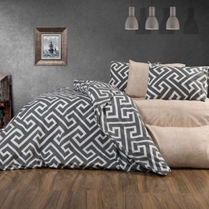Bavlněné povlečení Labyrint 70x90, 140x200 cm