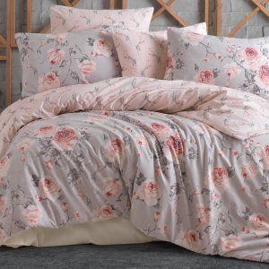 Bavlněné povlečení Šípková růže 70x90, 140x200 cm