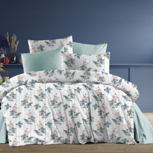 Bavlněné povlečení Eukalyptus 70x90, 140x200 cm