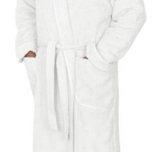 Froté župan pánský bílý XL ( 100% bavlna, 330 g/m2 )
