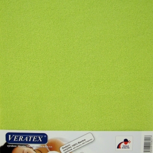 Froté prostěradlo postýlka 70x160/15 cm (č.25-žlutozelená)