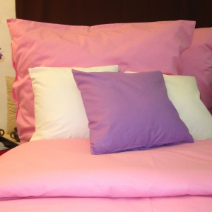 Přehoz na postel bavlna140x200 růžový