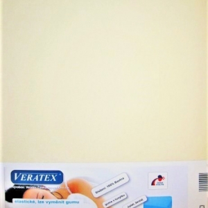 Jersey prostěradlo  80x200/15 cm (č. 2-smetanová)