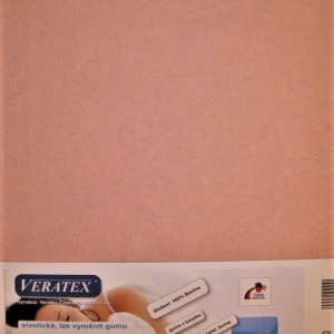 Jersey prostěradlo  80x200 cm (č.10-starorůžová)