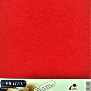 Froté prostěradlo 100x220 cm (č.18-červená)