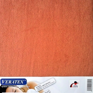Froté prostěradlo 180x220/16 cm (č.34-sv.rezavá)